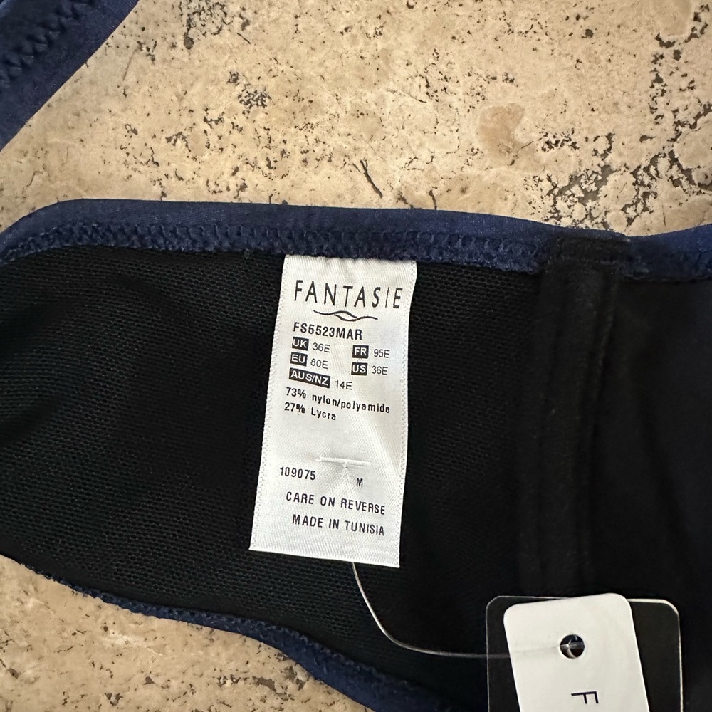 Fantasie Navy Bikini Bathing Suit - Picture 4 of 4